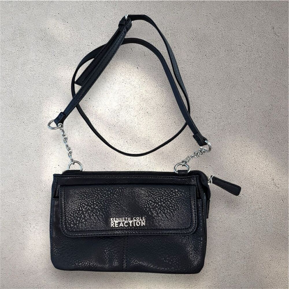 Kenneth Cole Reaction Black Mini Crossbody Bag